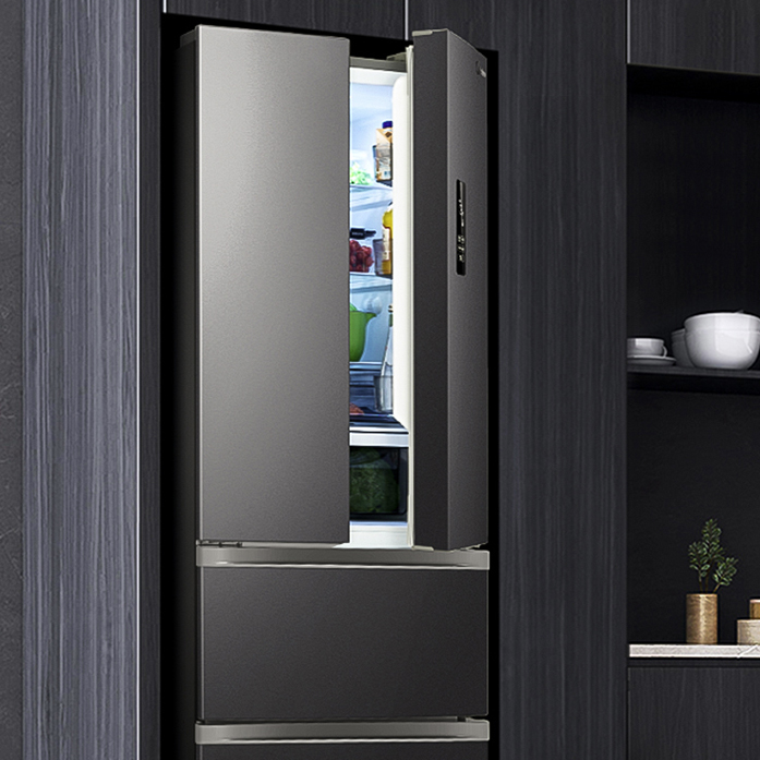 325升一级能效双变频法式多门四开门小型家用电冰箱超薄风冷无霜节能低噪BCD-325WFPM(E)