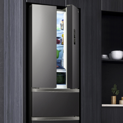 Midea 美的 325升法式双开四门电冰箱家用一级能效小户型出租房风冷无霜