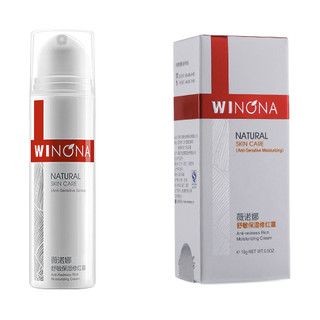 WINONA 薇诺娜 舒敏保湿系列护肤套装 (修红水120ml+修红霜15g)