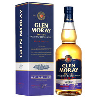 PLUS会员：GLEN MORAY 格兰莫雷 经典 波特桶 斯佩塞 单一麦芽 威士忌 700ml