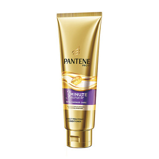 PANTENE 潘婷 洗护套装 (丝质顺滑洗发露500ml*2+3分钟奇迹多效修护精华霜70ml)