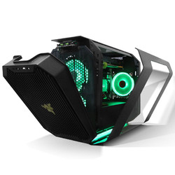 Antec 安钛克 Cube-Razer雷蛇 黑色ITX台式主机电脑游戏机箱送绿光风扇