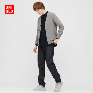 UNIQLO 优衣库 男装/女装 柔软绵羊毛V领针织开衫(长袖 毛衣) 429069