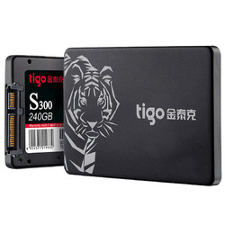 tigo 金泰克 Tigo）240G SSD固态硬盘 SATA3.0接口 S300系列（三年质保）