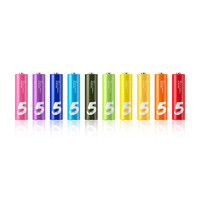 MI 小米 彩虹5号电池10粒装碱性干电池家用遥控器玩具电池