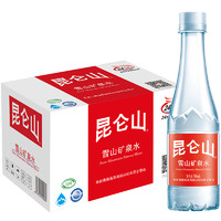 昆仑山 天然弱碱性水 雪山矿泉水  350ml*24瓶