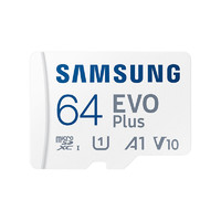 11日20点：SAMSUNG 三星 MB-MC64KA Evo Plus MicroSD存储卡 64GB