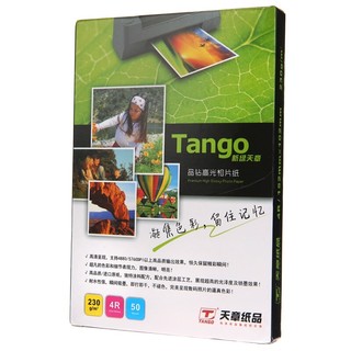TANGO 天章 新绿天章 晶钻系列 6寸相纸230g 50张/包