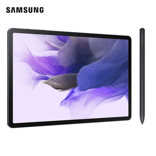 SAMSUNG 三星 Galaxy Tab S7 FE 12.4英寸 Android 平板电脑(2560*1600dpi、骁龙778G、4GB、64GB、Wi-Fi版、曜岩黑、SM-T733ZKACH)