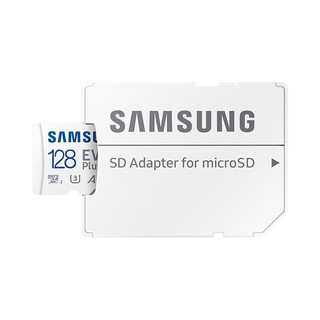 SAMSUNG 三星 EVO Plus系列 Micro-SD存储卡 128GB（UHS-I、V30、U3、A2）