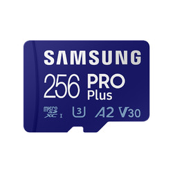 SAMSUNG 三星 PRO Plus Micro-SD存儲卡 256GB（UHS-I、V30、U3、A2）