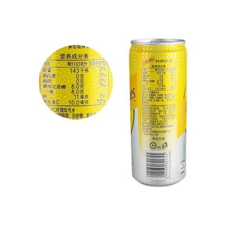 Schweppes 怡泉 +C 汽水 柠檬味 330ml*24罐