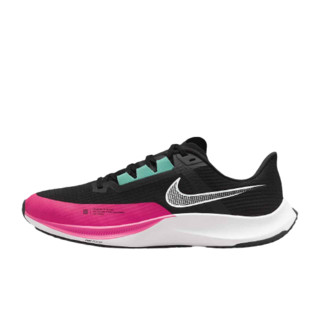 NIKE 耐克 Air Zoom Rival Fly 3 男子跑鞋 CT2405-002 黑/活力宝蓝/透明粉/白色 39