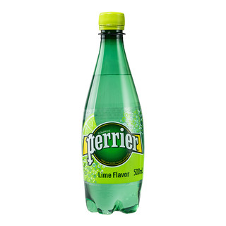 perrier 巴黎水 充气天然矿泉水 青柠味