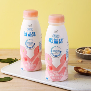 yili 伊利 活菌性乳酸菌饮料组合装 2口味 330ml*24瓶（原味330ml*12瓶+白桃味330ml*12瓶）