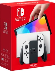 Nintendo 任天堂 Switch OLED款高续航游戏机 黑白配色 海外版