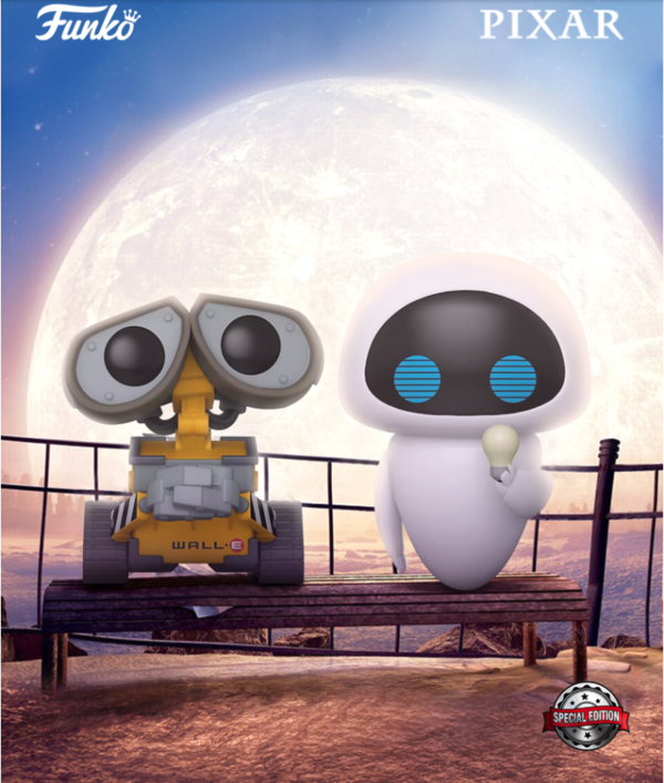 funkopop迪士尼机器人总动员瓦力伊娃限定双人盒