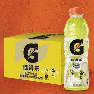 GATORADE 佳得乐 运动饮料 柠檬味 600ml*15瓶