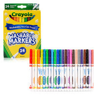 PLUS会员：Crayola 绘儿乐 58-8824 可水洗水彩笔 24色