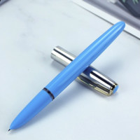 HERO 英雄 钢笔 616plus 蓝色银夹 0.5mm 单支装