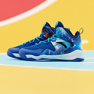 anta安踏318141043男童篮球鞋艳蓝奥运蓝安踏白35码