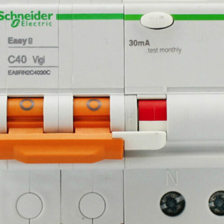 Schneider Electric 施耐德电气 EA9RN2C4030C 漏电保护器 2P 40A