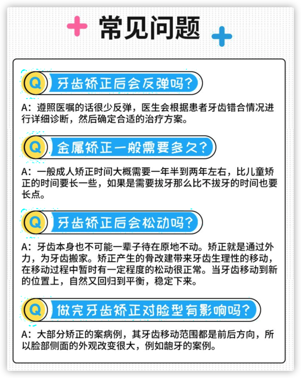 牙管家 传统金属固定托槽矫正