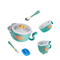 babycare 儿童碗勺套装 5件套