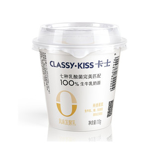 CLASSY·KISS 卡士 风味发酵乳 香蕉味 110g*6杯