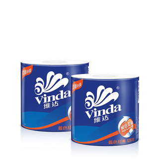 Vinda 维达 蓝色经典系列 有芯卷纸 3层*128g*12卷