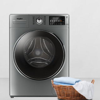 Whirlpool 惠而浦 新睿OE系列 EWFD47220OS 滚筒洗衣机 10kg 银色