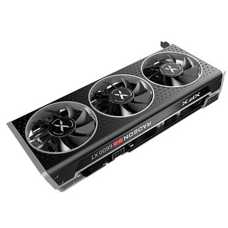 XFX 讯景 RX 6600 XT 海外版 OC 显卡 8GB 黑色