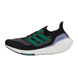 adidas 阿迪达斯 Ultraboost 21 男子跑鞋 FZ1923 黑色/灰色/绿色 44