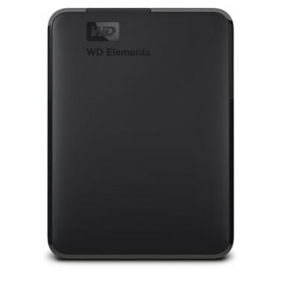 Western Digital 西部数据 Elements 新元素系列 2.5英寸Micro-B便携移动机械硬盘 2TB USB3.0 黑色 WDBUZG0020B