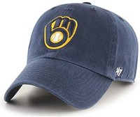 Milwaukee &#39;47 Milwaukee Brewers Clean Up 帽子，*蓝