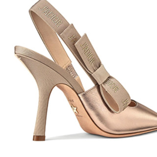 Dior 迪奥 J’Adior系列 DÉCOLLETÉ 女士羊皮高跟鞋 KCP839LMS_S68K 玫瑰金色 38.5