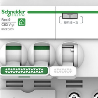 Schneider Electric 施耐德电气 Resi9系列 2P断路器 63A