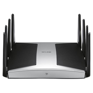 TP-LINK 普联 AX7800 三频5400M 家用千兆无线路由器 Wi-Fi 6 单个装 黑白黑