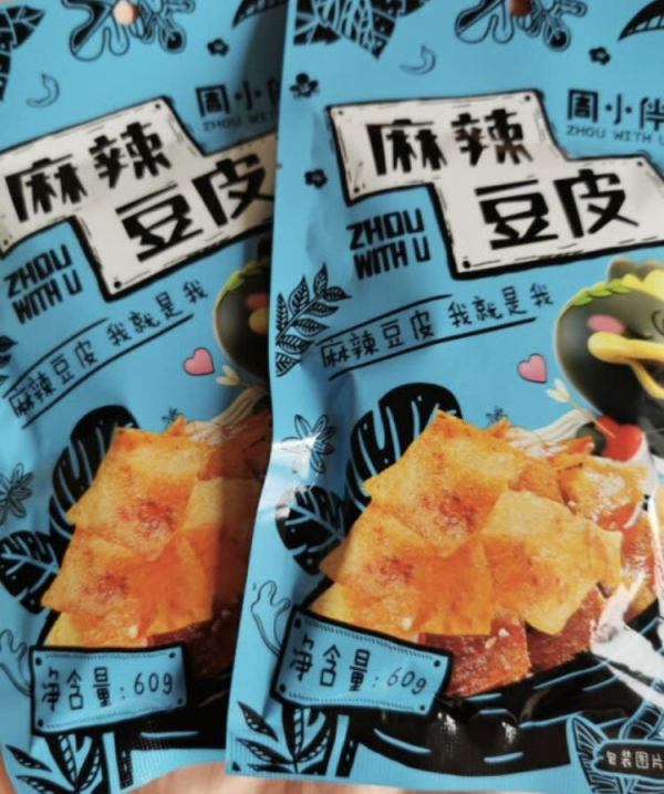 zhouheiya周黑鸭周小伴麻辣豆皮60g