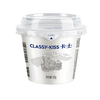 CLASSY·KISS 卡士 风味发酵乳 蓝莓果粒味 100g*6杯