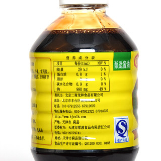 龙和宽 黄豆酱油 1L