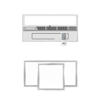  Lighting 雷士照明 NVC Lighting E-JC-60BLA112 多功能凉霸+长灯+方灯