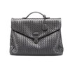 BOTTEGA VENETA 葆蝶家 男士牛皮公文包 113095V46512015 灰色 小号