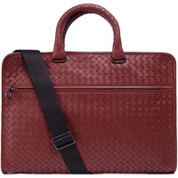 BOTTEGA VENETA 葆蝶家 男士牛皮公文包 248395VAQ1316329 红褐色