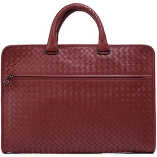 BOTTEGA VENETA 葆蝶家 男士牛皮公文包 248395VAQ1316329 红褐色