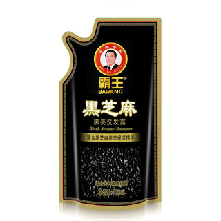 BAWANG 霸王 黑芝麻黑亮洗发露 1L+补充装400ml