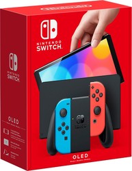 Nintendo 任天堂 日版 Switch OLED 游戏主机 红蓝色 日版