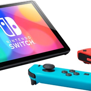 Nintendo 任天堂 日版 Switch OLED 游戏主机 红蓝色 日版