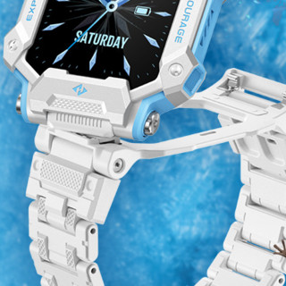 小天才 Z7 冰雪奇缘梦幻珍藏款 4G智能手表 白色表壳 白色表带（GPS、血氧）