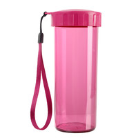 Tupperware 特百惠 莹彩 塑料杯 430ml 海棠红